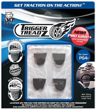 iMP Tech: Trigger Treadz - Trigger Grips - Pro Grip (4 pcs) - Black (PS4)