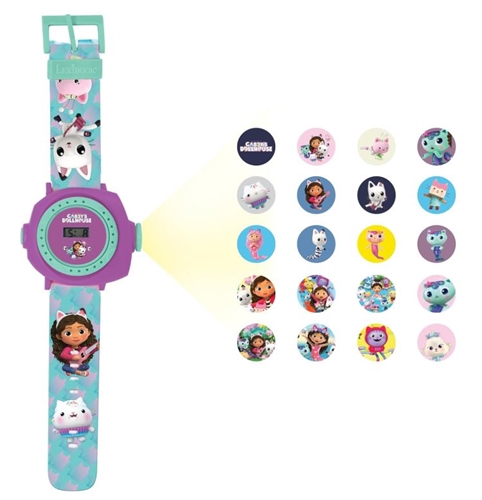 Projection Watch with a Gabby's Dollhouse Theme