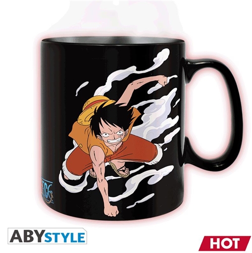 Abysse One Piece - Luffy and Ace Heat Change Mug (460ml)