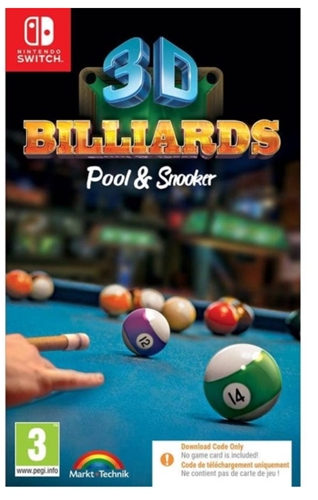 3D Billiards: Pool and Snooker (Code in Box) (SWITCH)