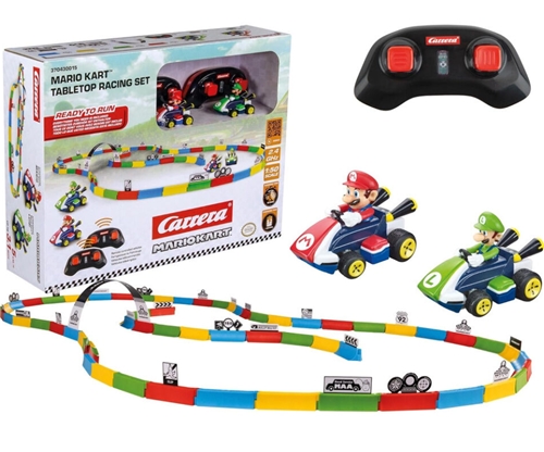 Carrera R/C Mario Kart : Mario & Luigi - 1:50 Tabletop Racing Set