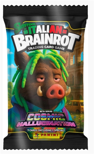 Panini Italian Brainrot 2: Beta Series Cosmic Hallucination - Ecoblister Cards