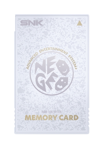 NEO GEO AES+ Memory Card White